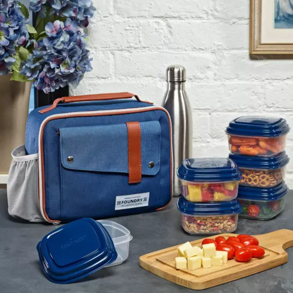 Fit & Fresh Foundry Gaspee Lunch Kit - Navy