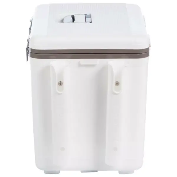 Engel Coolers 30 Quart 48 Can Lightweight Insulated Mobile Cooler Drybox, White