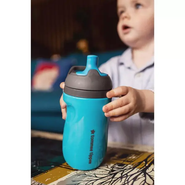 Tommee Tippee Insulated 2pk Sportee Toddler Water Bottle with Handle 12+ Months - 9oz