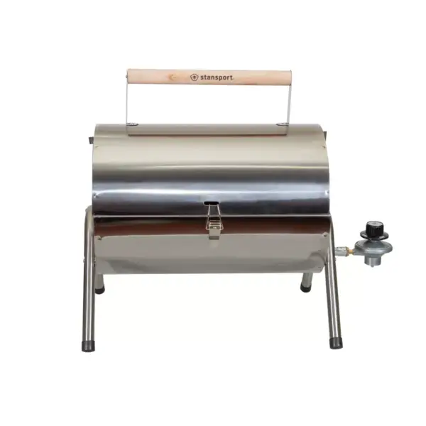 Stansport Stainless Steel Propane BBQ Grill 126 sq. in.