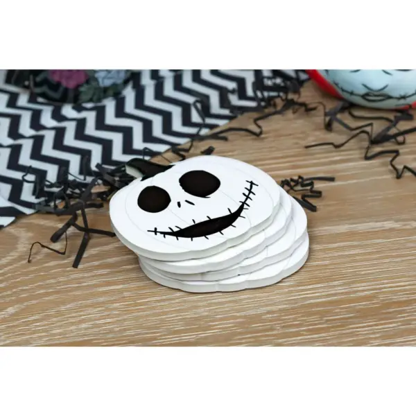 Seven20 Nightmare Before Christmas Jack Skellington Pumpkin King Drink Coasters | 4 Pack