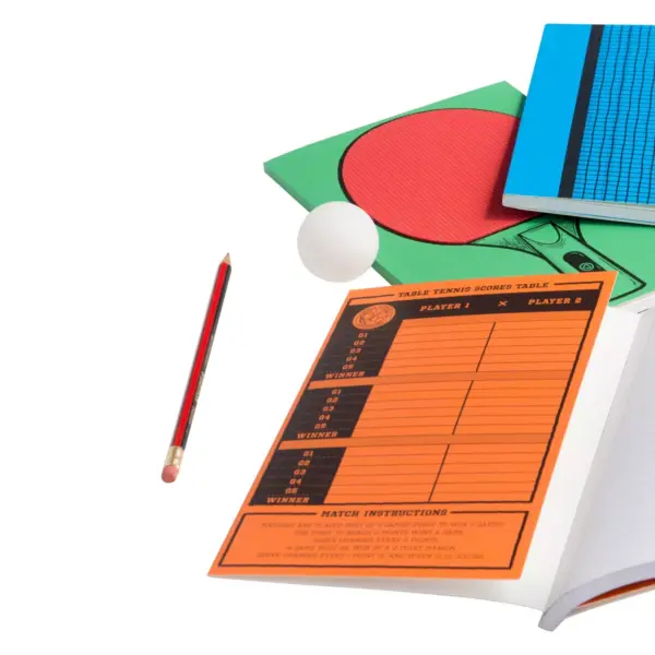 Suck UK Table Tennis Composition Notebooks 1 Subject College Ruled 2ct