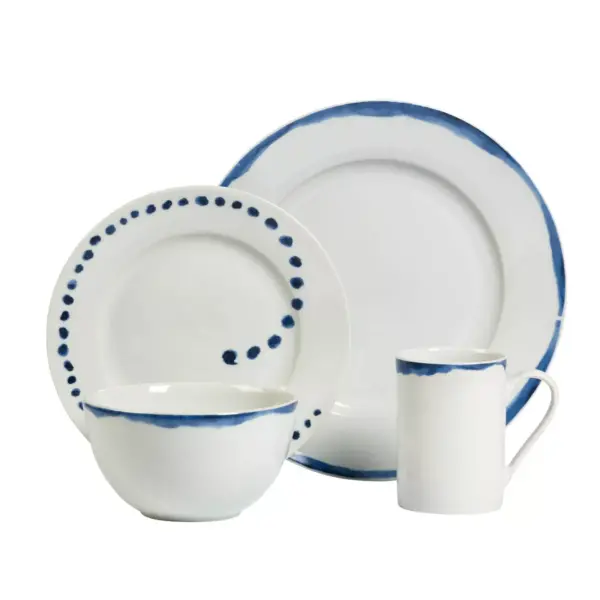 16pc Porcelain Isla Dinnerware Set - Tabletops Gallery