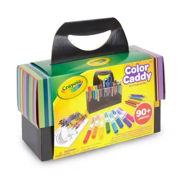 Crayola 90pc Color Caddy Art Tools