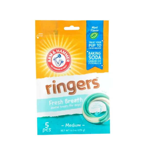 Arm & Hammer Ringers Dental Dog Treats - 5ct