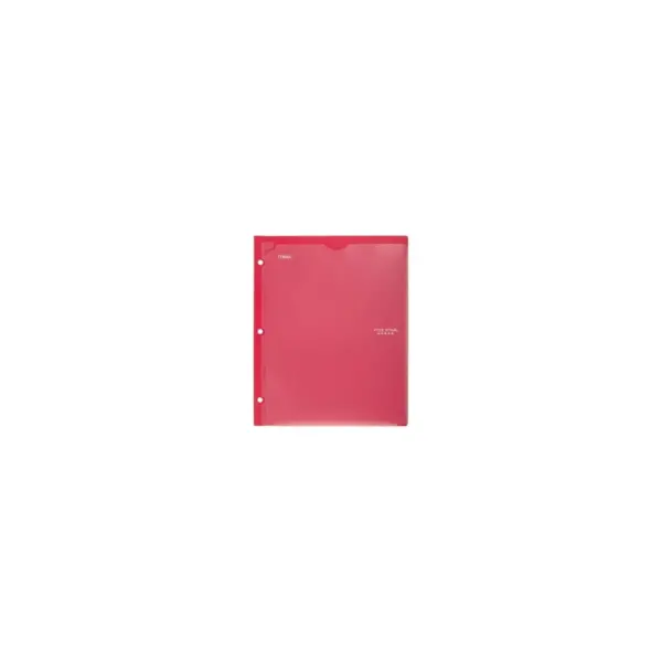 Mead Five Star 2 Pocket Plastic Folder (Color Will Vary)