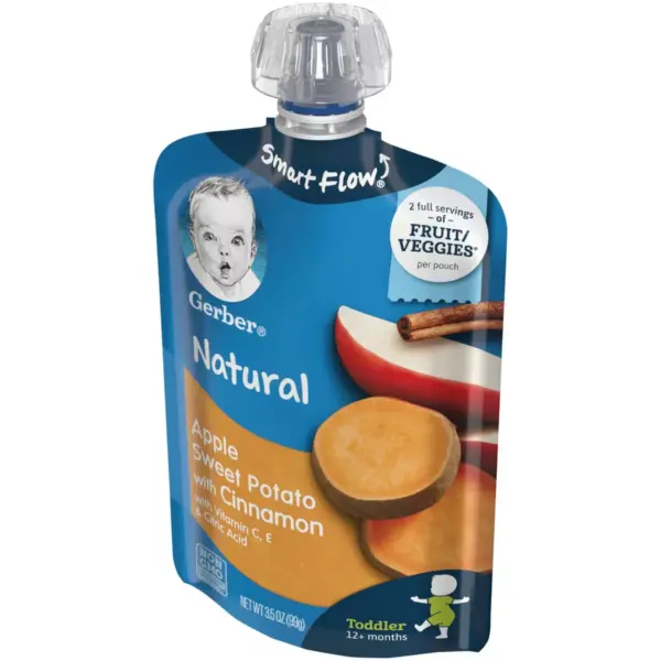 Gerber Toddler Apple Sweet Potato with Cinnamon Pouch - 3.5oz