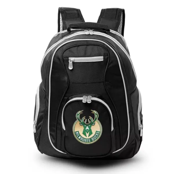 NBA Milwaukee Bucks Colored Trim Laptop Backpack