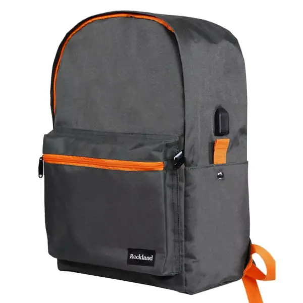 Rockland 17'' Classic Laptop Backpack - Charcoal