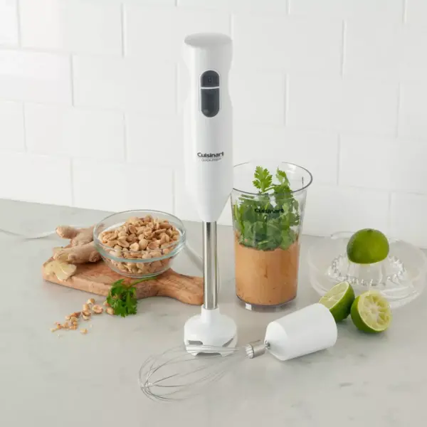 Cuisinart Smart Stick Single-Speed Hand Blender - White - CHB-60TG