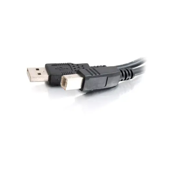 C2G 2m USB A to B Cable - Printer Cable - USB Cable - USB 2.0 - 6ft - Type A USB - Type B USB - 6ft - Black