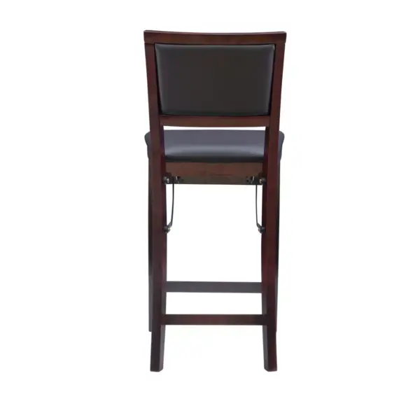 25" Torrin Folding Counter Height Barstool Espresso - Linon