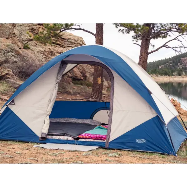 Wenzel Tamarack 6 Person Dome Tent - Blue