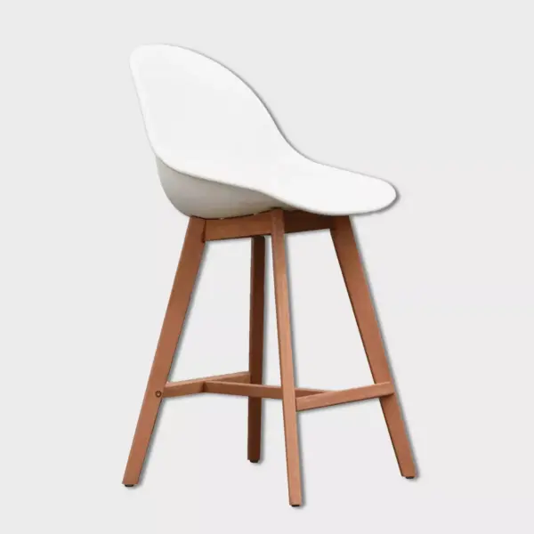 2pk Metz Eucalyptus Patio Barstool Set Brown Finish - Amazonia