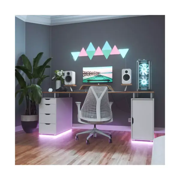 Nanoleaf 7pk Shapes Triangle Smarter LED Light Kit