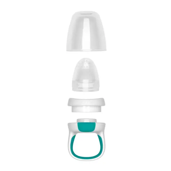 OXO TOT Silicone Self Feeder - 2pk - Pink/Teal