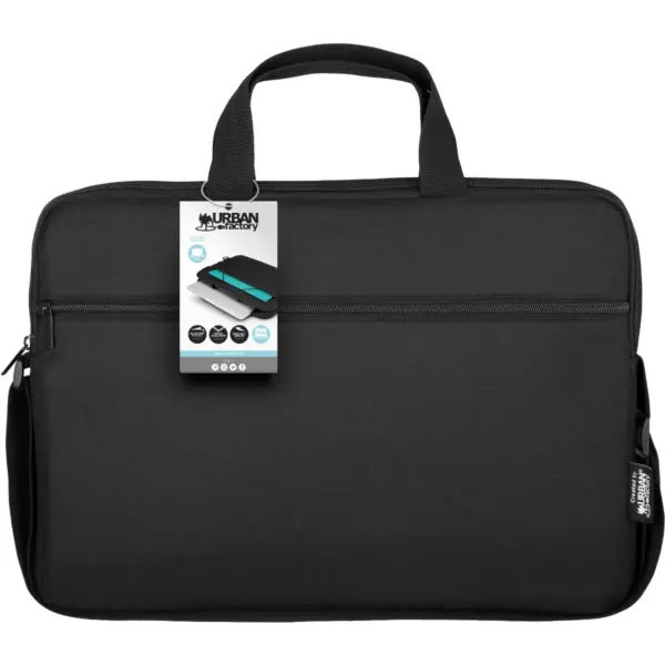 Urban Factory Nylee Carrying Case for 14" Notebook - Black - Shock Absorbing, Water Resistant - 210D Polyester Interior - Handle