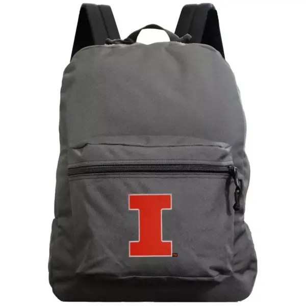 NCAA Illinois Fighting Illini Gray Premium Backpack