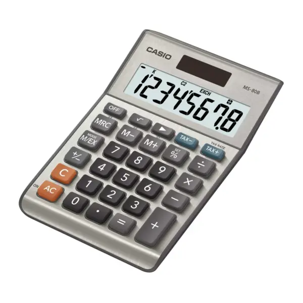 Casio Basic 8-Digit Desktop Calculator (MS-80B)