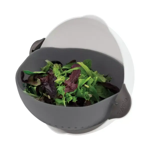 Tovolo 5qt Soak N' Strain Colander Charcoal