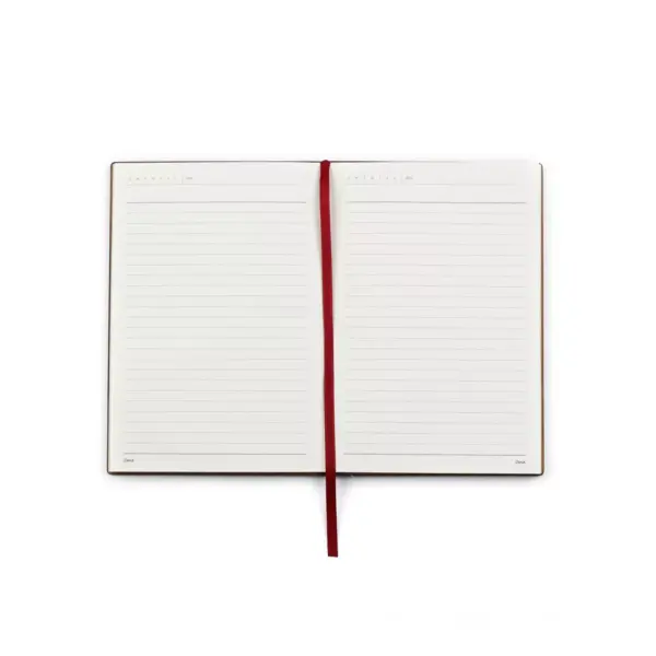 Denik Lined Journal Layflat with Ribbon Page Marker - Evelyn