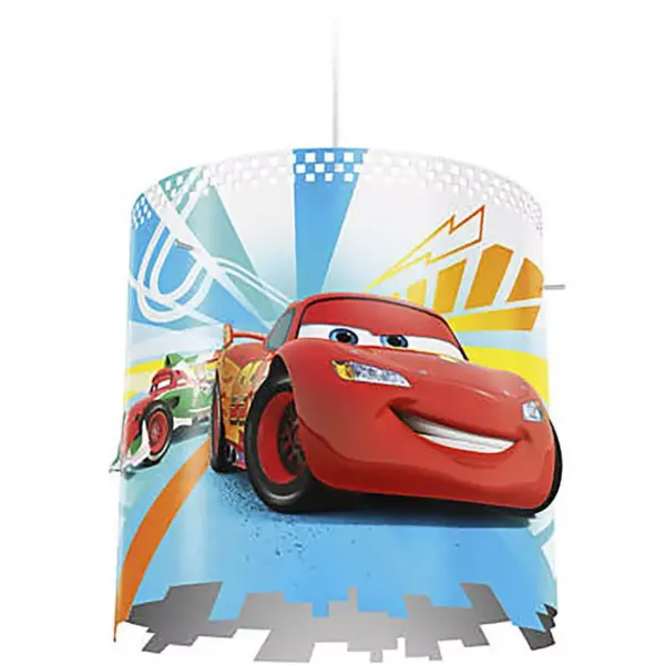 Philips Disney Pixar Cars McQueen Kids Ceiling Suspension Light Lampshade 2-Pack