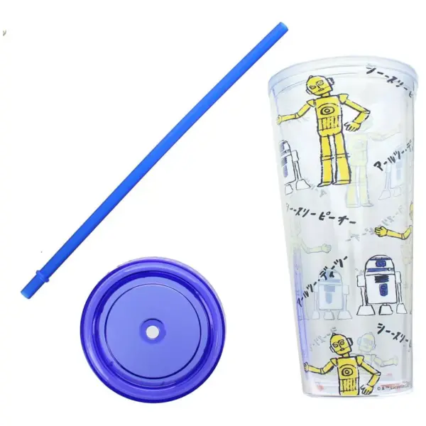 Seven20 Star Wars Kanji Droids R2D2/C3PO Plastic Tumbler