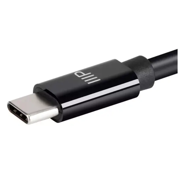 Monoprice Charge and Sync Type-C to Type-C Cable - 3 Feet - Black, USB 2.0, TPE Jacket, Fast Charging, Up to 3A/60W - Select Series