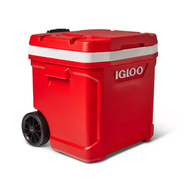 Igloo Latitude 60qt Roller Portable Cooler - Red