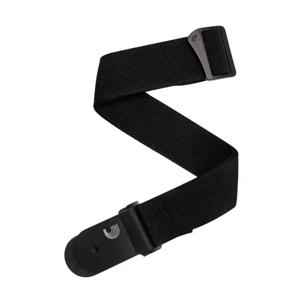 D'Addario Planet Waves Black Polypropylene Guitar Strap Black 2 in.