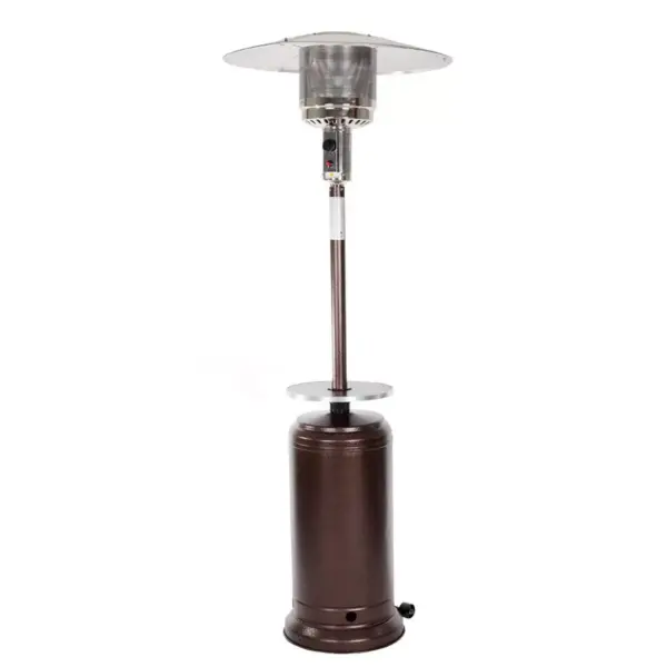 Adjustable Patio Heater Table - Light Silver - Fire Sense