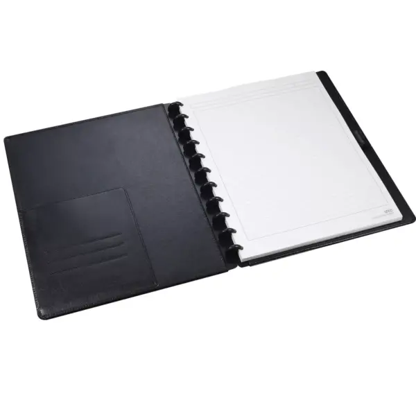 MyOfficeInnovations Arc Customizable Notebook 8-1/2" x 11" 60 Sh. Narrow Ruled Blk 886232