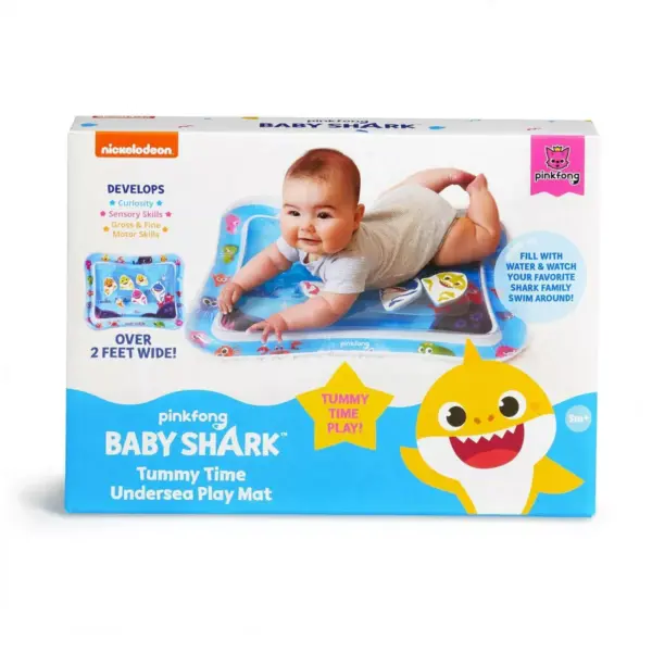 Baby Shark Tummy Time Water Play Mat