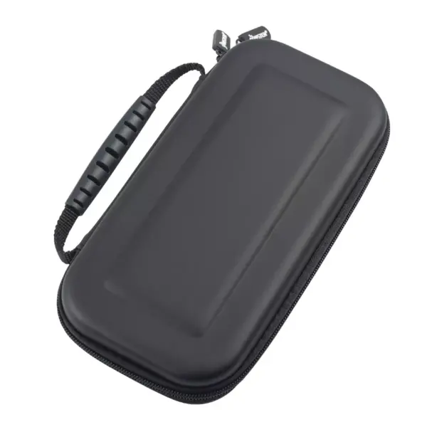 Insten For Nintendo Switch Lite Carrying Case - Portable Hard Shell Travel Pouch with Hand Strap, Black