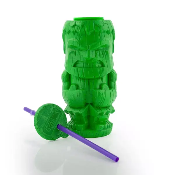 Beeline Creative Geeki Tikis Marvel Incredible Hulk Tumbler | Tiki Style Cup | Holds 28 Ounces