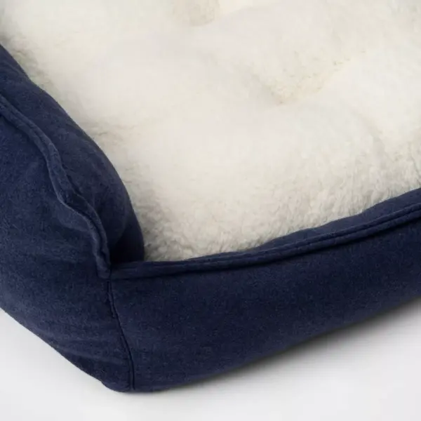 Rectangular Hi Wall Cuddler Dog Beds - M - Boots & Barkley™