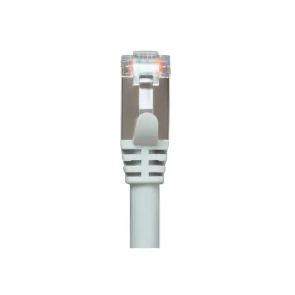 Monoprice Cat7 Ethernet Network Patch Cable - 3 feet - Gray | 26AWG, Shielded, (S/FTP) - Entegrade Series