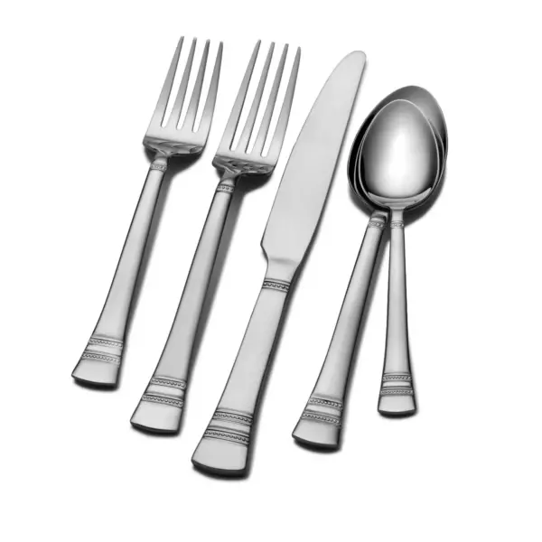 International 34pc Stainless Steel Kensington Silverware Set