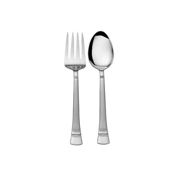 International 34pc Stainless Steel Kensington Silverware Set