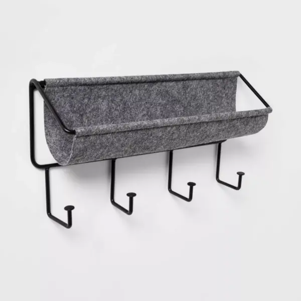 Small Felt Organizer with Decorative Hooks - Project 62™