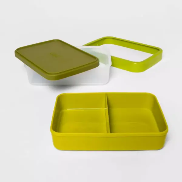 Joseph Joseph Go Eat Compact 2-in-1 Lunch Box Green