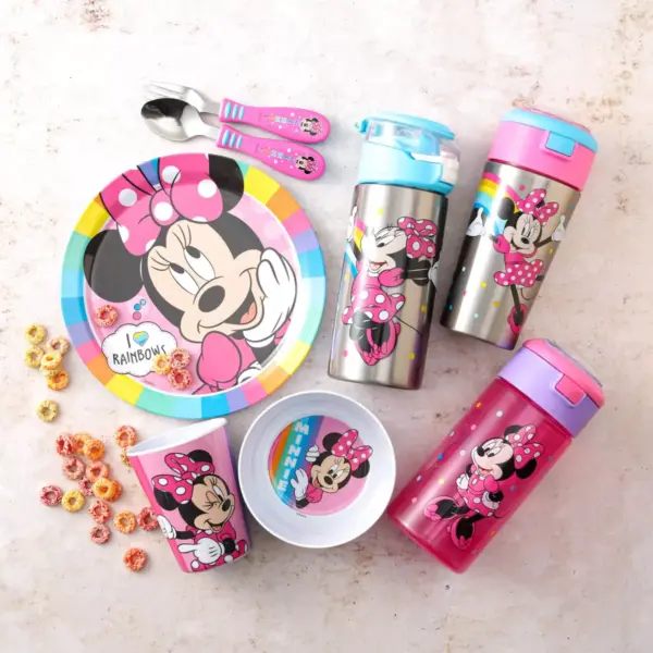 Minnie Mouse 18oz Plastic Flex Sip Water Bottle - Zak Designs