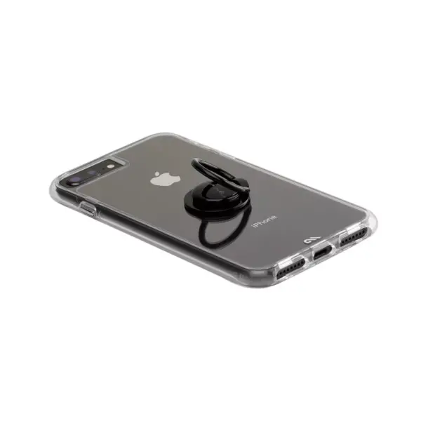 Case-Mate iPhone Xs Max Tough Clear + Black Ring Bundle