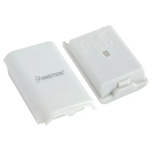 INSTEN Wireless Controller Battery Pack Shell compatible with Microsoft Xbox 360, White