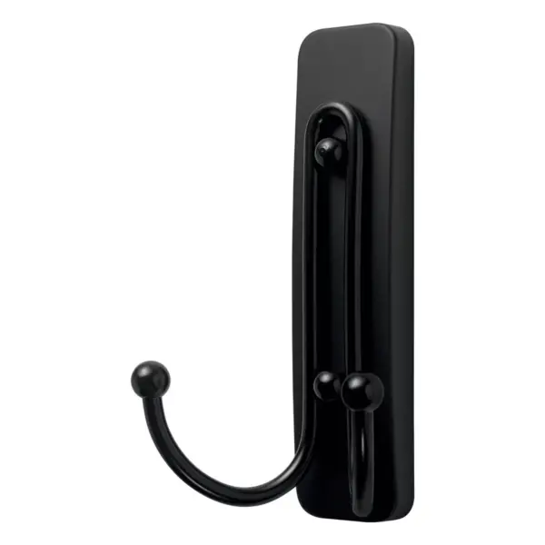 Command Large Sized Double Decorative Hook Black