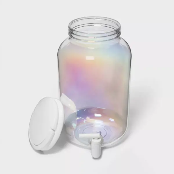 146oz Plastic Iridescent Beverage Dispenser - Sun Squad™