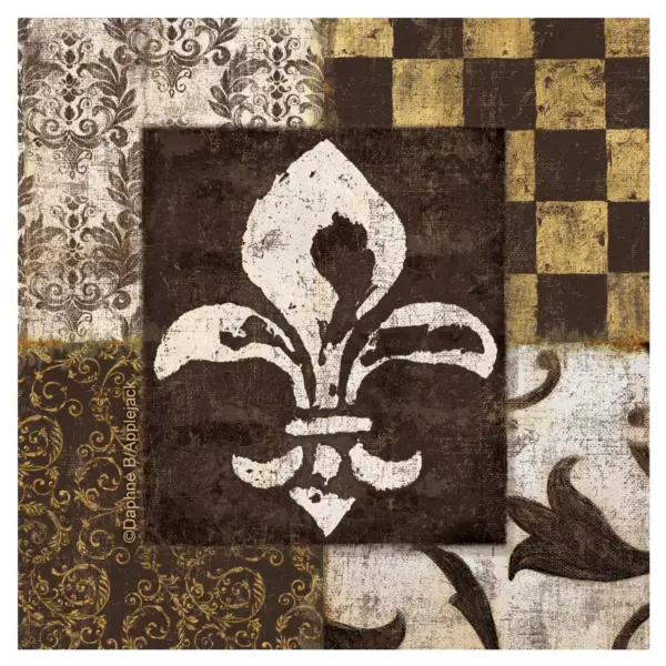 Thirstystone Fleur de Lis 4 Piece Occasions Coaster Set