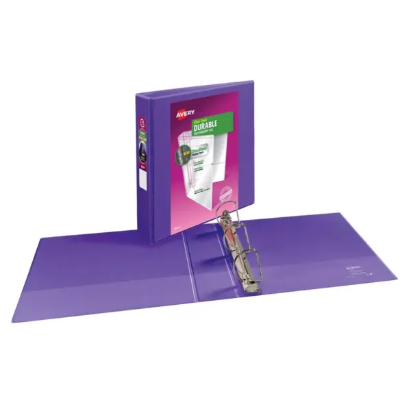 Avery 500 Sheet 2" Durable View Ring Binder Purple