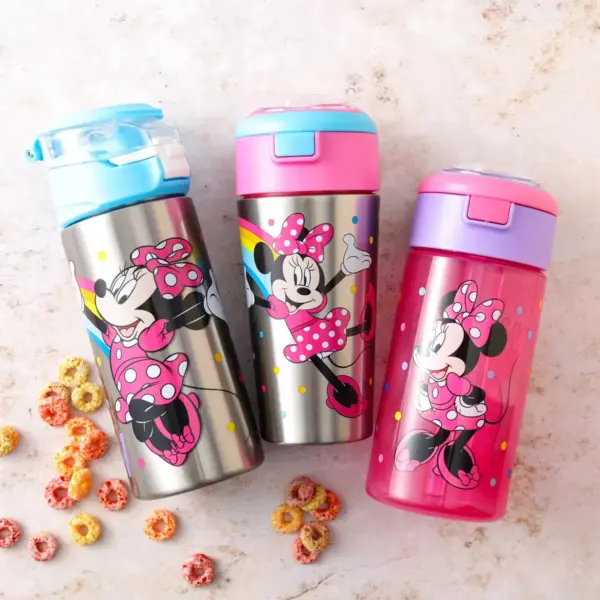 Minnie Mouse 18oz Plastic Flex Sip Water Bottle - Zak Designs