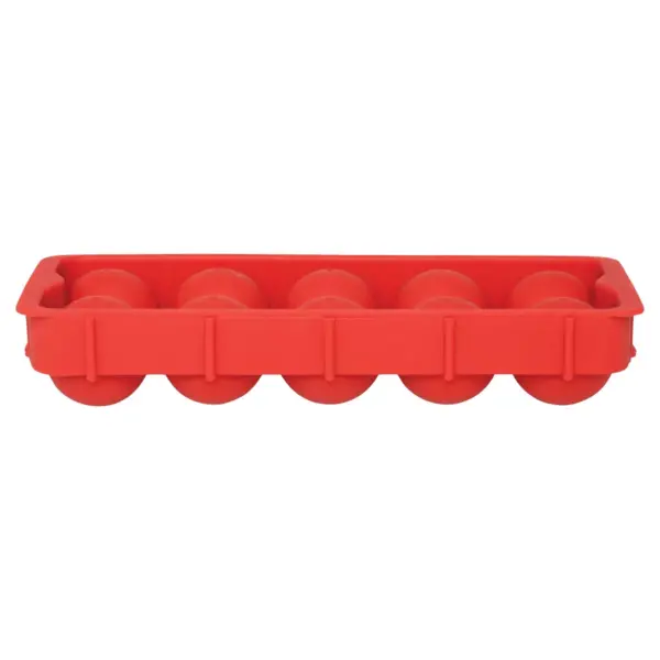 Harold Import Co.10-Cube Cannonball Ice Tray - Red